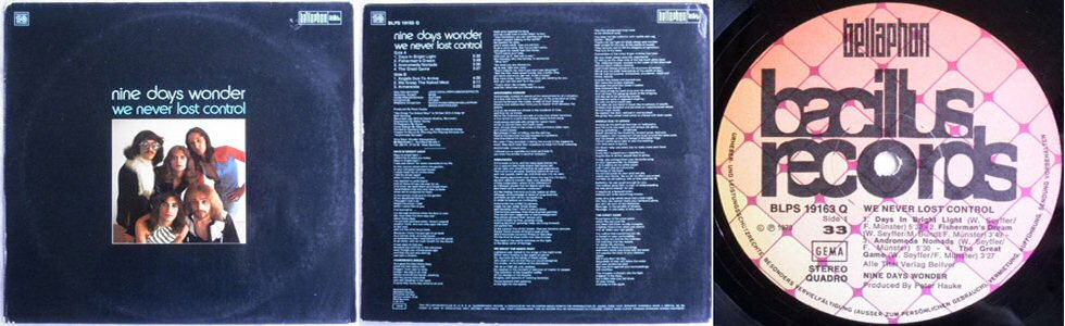 Nine Days Wonder – We Never Lost Control