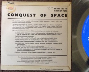 Major Yuri Gagarin - Conquest Of Space